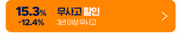14.4% ~10.7% 무사고 할인 3년 이상 무사고 